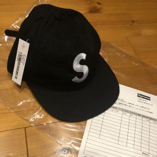 シュプリーム(Supreme)の19aw Week9 Wool S Logo 6-Panel Cap Black(キャップ)