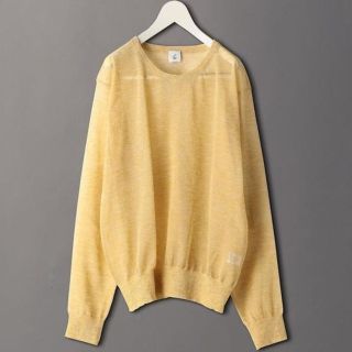 ビューティアンドユースユナイテッドアローズ(BEAUTY&YOUTH UNITED ARROWS)のROKU☆6 ロク SUKE ELBOW PATCH KNIT(fumika(ニット/セーター)