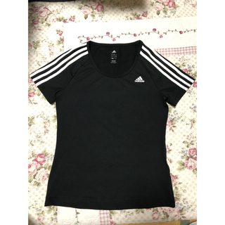 アディダス(adidas)のアディダス Tシャツ  黒(Tシャツ/カットソー(半袖/袖なし))