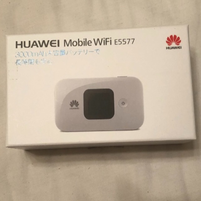 HUAWEI ファーウェイ モバイル WiFiルーター E5577 ホワイト