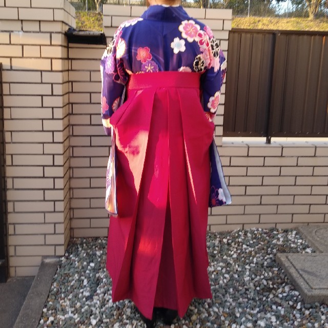 卒業袴　三点セット💝 レディースの水着/浴衣(着物)の商品写真