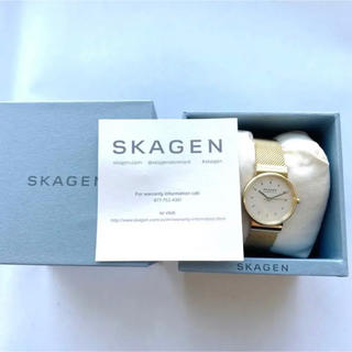 スカーゲン(SKAGEN)のスカーゲン 腕時計 アンカー レディース ゴールド(腕時計)