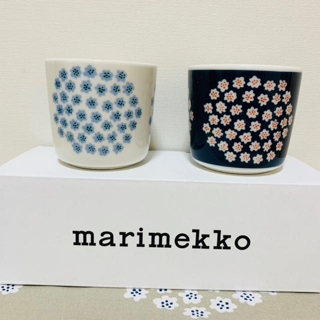 marimekko マリメッコ 日本限定ラテマグ プケッティ　2点 新品送料込