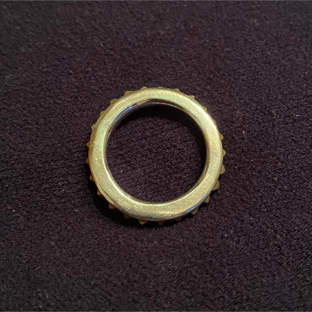 e.m.(イーエム)のe.m.イーエム スタッズシルバーリング 15号 男女兼用 レディースのアクセサリー(リング(指輪))の商品写真