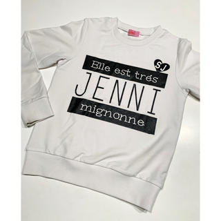ジェニィ(JENNI)のジェニィ ラメロゴ　トレーナー　140(Tシャツ/カットソー)