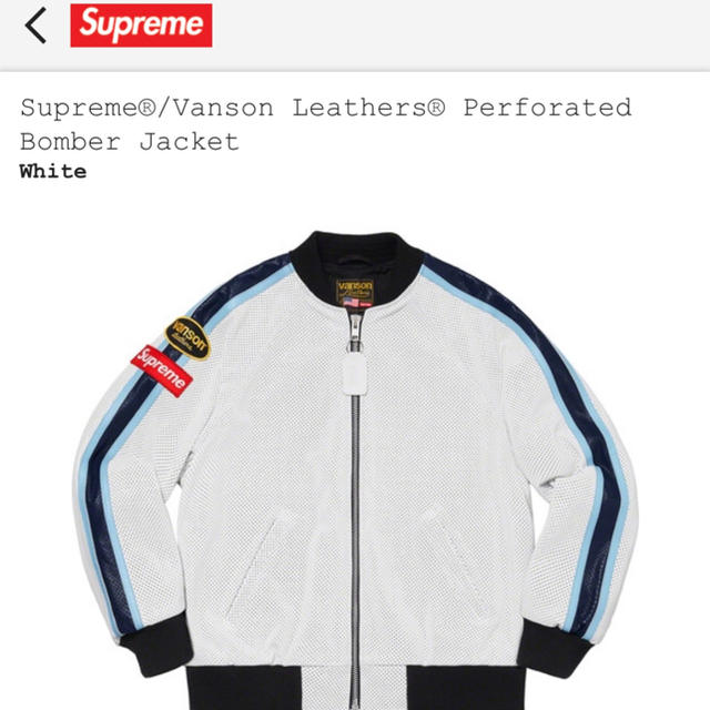 SALE】 Supreme - Supreme®/Vanson Leathers® Jacket シュプリーム