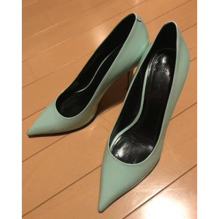 セリーヌ(celine)のSALE🚩CELINE ミントグリーンパンプス(ハイヒール/パンプス)