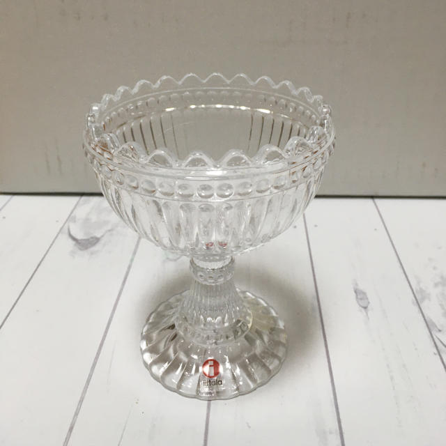 iittala(イッタラ)の新品♡iittala×marimekkoマリボウルスモール120mmクリア インテリア/住まい/日用品のキッチン/食器(食器)の商品写真