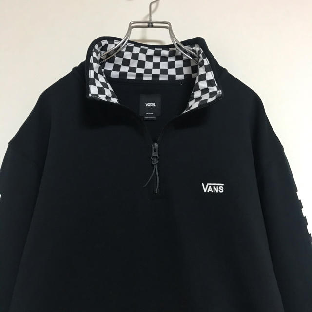 VANS(ヴァンズ)のVANS ヴァンズ クラッシックライン(チェッカー柄)カンガルーポケ付スウェット メンズのトップス(スウェット)の商品写真