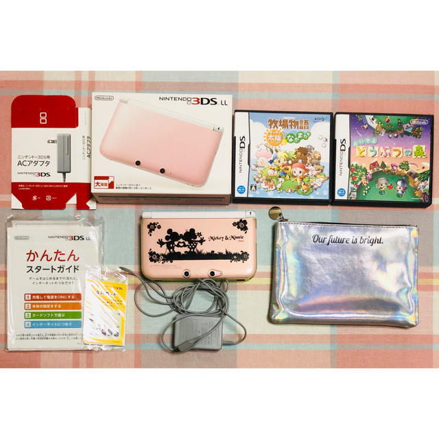 任天堂 3DS LL 本体 付属品＋ソフト2本セット