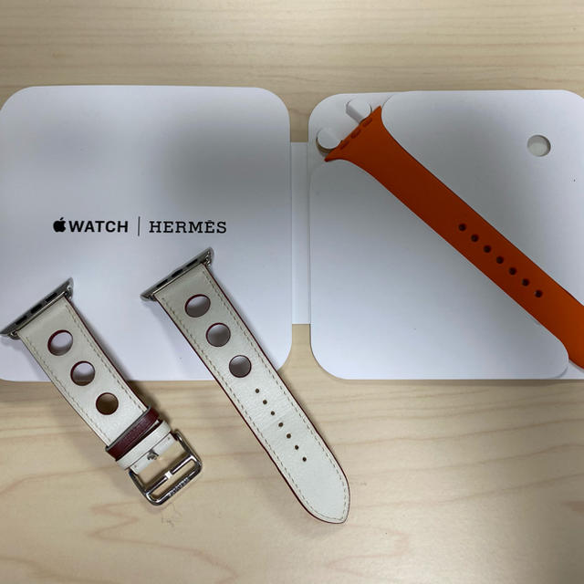 Apple Watch(アップルウォッチ)の希少 Apple Watch エルメス 42mm シンプルトゥールラリー ＋α スマホ/家電/カメラのスマホアクセサリー(その他)の商品写真