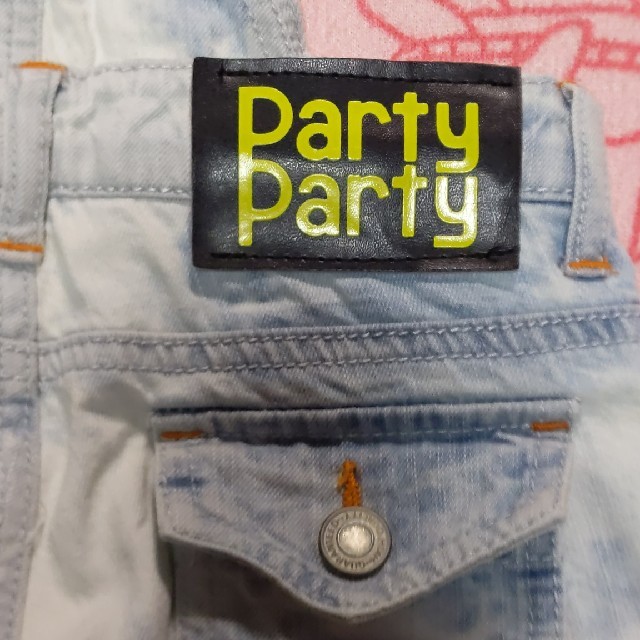 PARTYPARTY(パーティーパーティー)のオーバーオール＆マフラーセット キッズ/ベビー/マタニティのキッズ/ベビー/マタニティ その他(その他)の商品写真