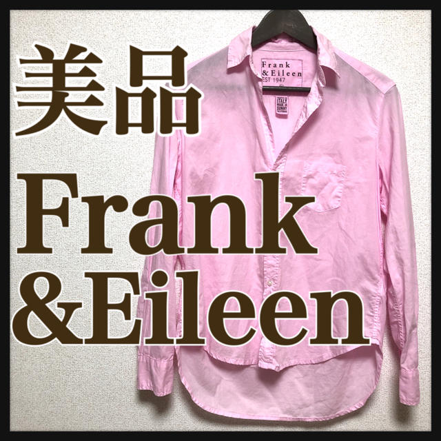 Frank&Eileen - フランク&アイリーン BARRY 長袖 オープンカラー ブラウス XXS ピンクの通販 by 中古アパレル