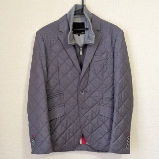 ダブルスタンダードクロージング(DOUBLE STANDARD CLOTHING)の美品■D/him キルティング テーラージャケット（48・本切羽・ベスト付）(テーラードジャケット)