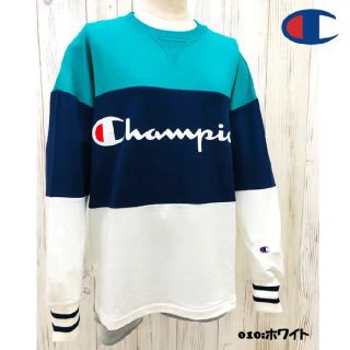 チャンピオン(Champion)の新品 L チャンピオン クルーネック スウェット トレーナー ホワイト(トレーナー/スウェット)