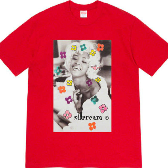 supreme naomi tee L red