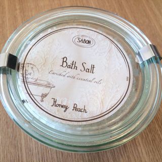 サボン(SABON)の新品☆ SABONバスソルトハニーピーチ(入浴剤/バスソルト)