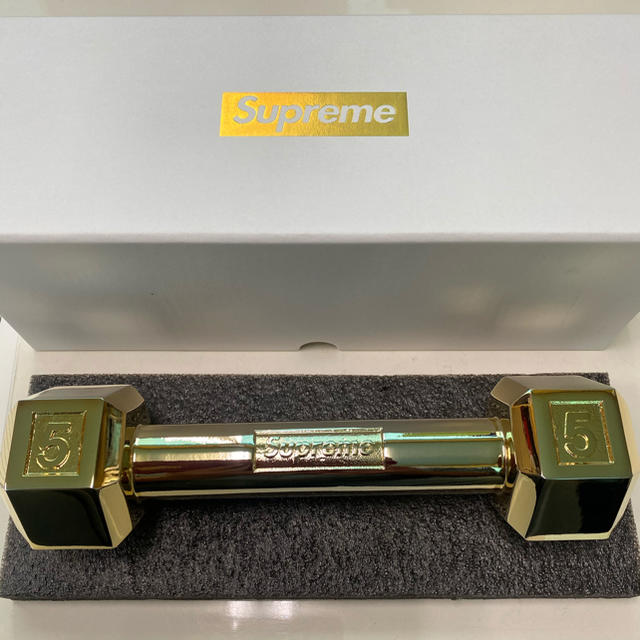 supreme ダンベル　金　ゴールド