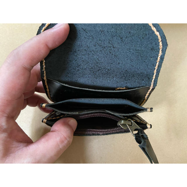 Days art ミニウォレット　コンパクトミニ財布　ブラック メンズのファッション小物(コインケース/小銭入れ)の商品写真
