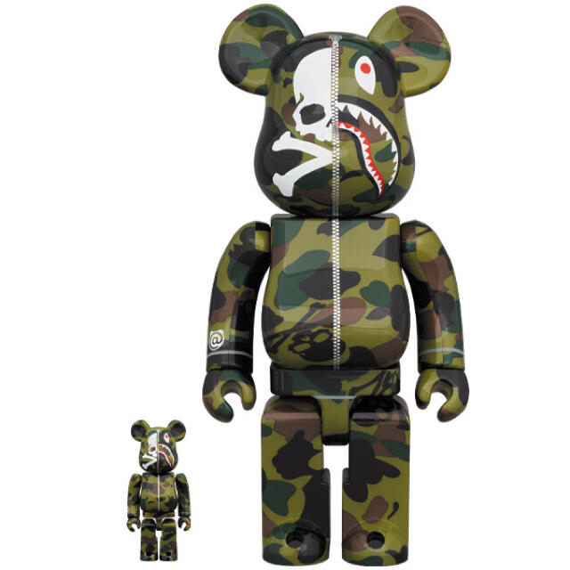 A BATHING APE(アベイシングエイプ)のMASTER MIND VS BAPE BE@RBRICK 100% &400% エンタメ/ホビーのフィギュア(その他)の商品写真