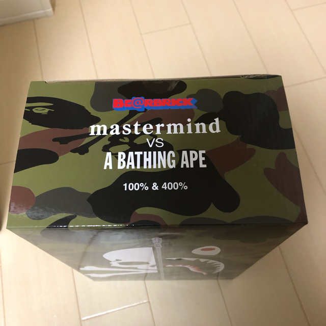 A BATHING APE(アベイシングエイプ)のMASTER MIND VS BAPE BE@RBRICK 100% &400% エンタメ/ホビーのフィギュア(その他)の商品写真