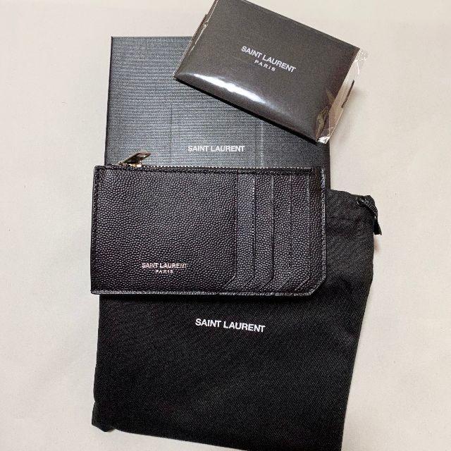 Saint Laurent(サンローラン)の新品未使用！送料込み★Saint Laurent★レザーカードケース メンズのファッション小物(名刺入れ/定期入れ)の商品写真