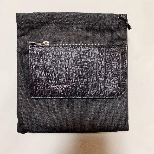 Saint Laurent(サンローラン)の新品未使用！送料込み★Saint Laurent★レザーカードケース メンズのファッション小物(名刺入れ/定期入れ)の商品写真