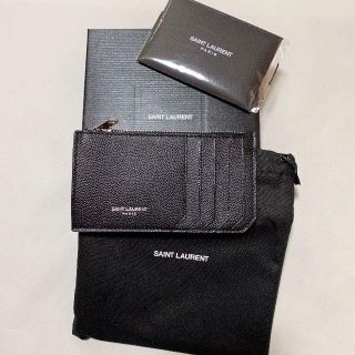 サンローラン(Saint Laurent)の新品未使用！送料込み★Saint Laurent★レザーカードケース(名刺入れ/定期入れ)