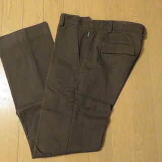 アイロニー(IRONY)のIRONY　ストレートパンツ　茶　サイズ0（XS～Sサイズくらい）(ワークパンツ/カーゴパンツ)