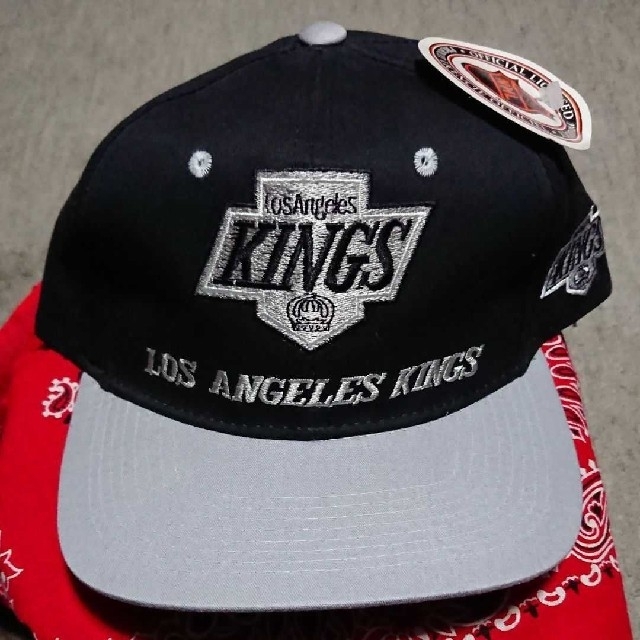 【LOS ANGELES KINGS】90s 新品キャップ ロサンゼルスキングス