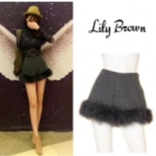 リリーブラウン(Lily Brown)のリリーブラウン フェザーショートパンツ(ショートパンツ)