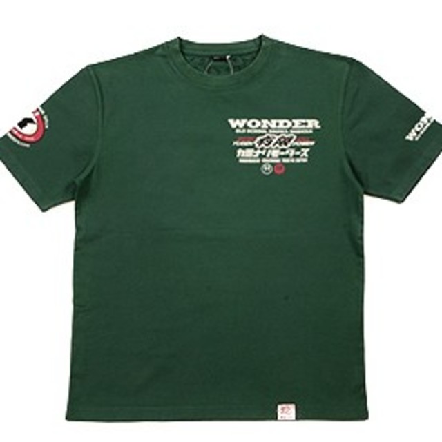 TEDMAN(テッドマン)のｶﾐﾅﾘﾓｰﾀｰｽ/ｼﾋﾞｯｸ/Tｼｬﾂ/緑/kmt-203/ﾃｯﾄﾞﾏﾝ メンズのトップス(Tシャツ/カットソー(半袖/袖なし))の商品写真