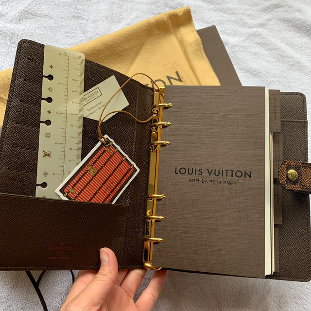 LOUIS VUITTON - ルイヴィトン 【美品】ダミエ手帳 中身付の通販 by