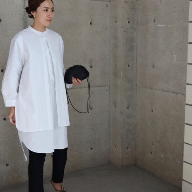 ella_selectshop デザインシャツワンピース - ロングワンピース/マキシ
