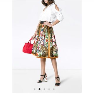 ドルチェアンドガッバーナ(DOLCE&GABBANA)の最終SALE ドルチェアンドガッバーナ　スカート40(ひざ丈スカート)