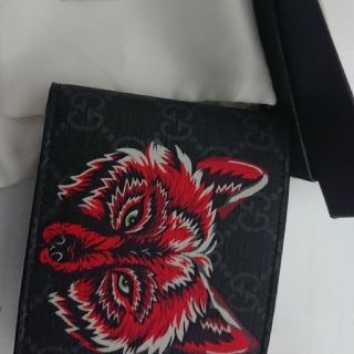 グッチ(Gucci)の最安値GUCCI GGスプリーム   二つ折り財布 ウルフ(折り財布)