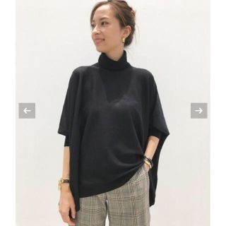 アパルトモンドゥーズィエムクラス(L'Appartement DEUXIEME CLASSE)の【超美品】アパルトモン　T/N Volume Knit ブラック(ニット/セーター)