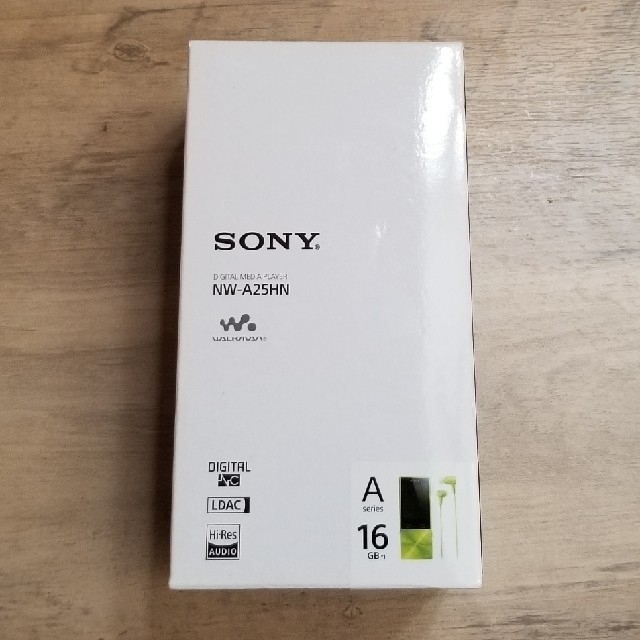 SONY(ソニー)のSony  ウォークマン　NW-A25HN   ハイレゾ スマホ/家電/カメラのオーディオ機器(ポータブルプレーヤー)の商品写真