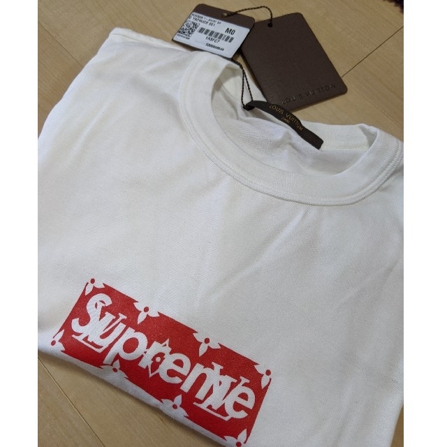 LOUIS VUITTON x Supreme collaboration 17aw T-shirt logo Size XS