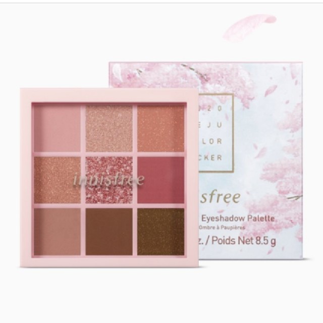 Innisfree(イニスフリー)の限定　イニスフリー　チェリーブロッサム 桜 アイシャドウパレット　ルミナイザー コスメ/美容のベースメイク/化粧品(アイシャドウ)の商品写真