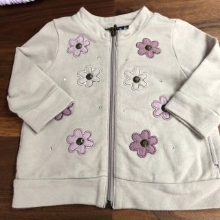 アナスイミニ(ANNA SUI mini)のアナスイミニ ＊　スウェット　＊　アウター　＊　花柄　＊　80(ジャケット/上着)