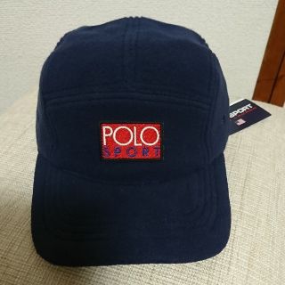 POLO RALPH LAUREN - 新品 polo sport フリースキャップ ネイビーの