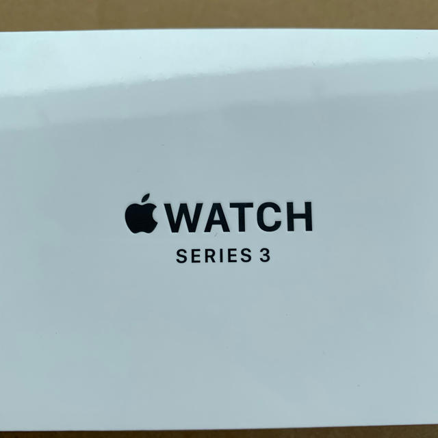 Apple watch3 38mm space grayスペースグレイ新品未開封時計