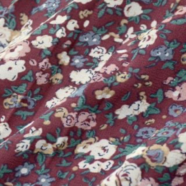 MAJESTIC LEGON(マジェスティックレゴン)の花柄　プリーツスカート レディースのスカート(ロングスカート)の商品写真