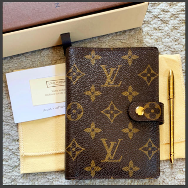 LOUIS VUITTON - モノグラム手帳カバー✰︎ 別売ペン付きの通販 by ʀᴇ ...