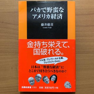 バカで野蛮なアメリカ経済(文学/小説)