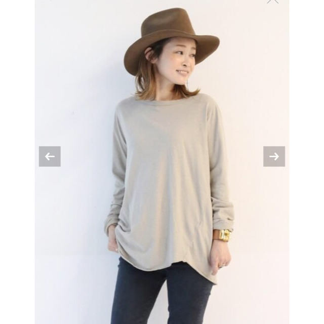 ドゥーズィエムクラス Layering Tシャツ カットソー 長袖 F ベージュ