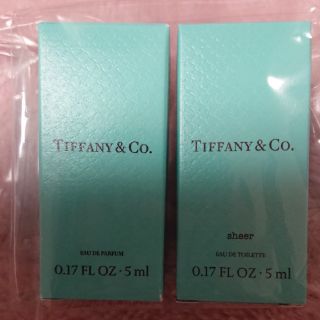 ティファニー(Tiffany & Co.)のTiffany*°♡サンプル香水*°♡2つ*°♡(香水(女性用))