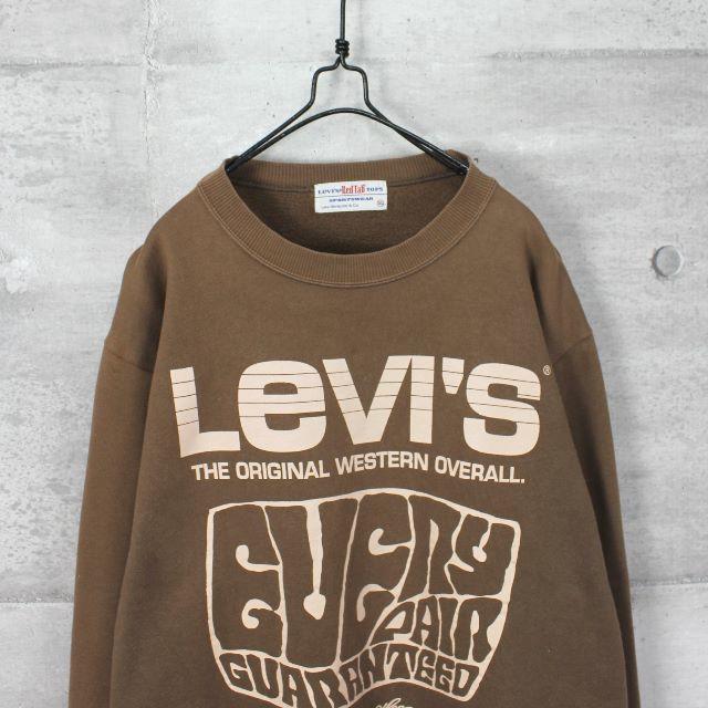 Levi's(リーバイス)の古着 Levi's リーバイス ビッグプリント スウェット トレーナー メンズのトップス(スウェット)の商品写真