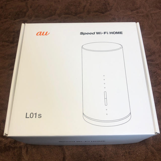 au(エーユー)のl01s Speed Wi-Fi HOME スマホ/家電/カメラのスマートフォン/携帯電話(その他)の商品写真